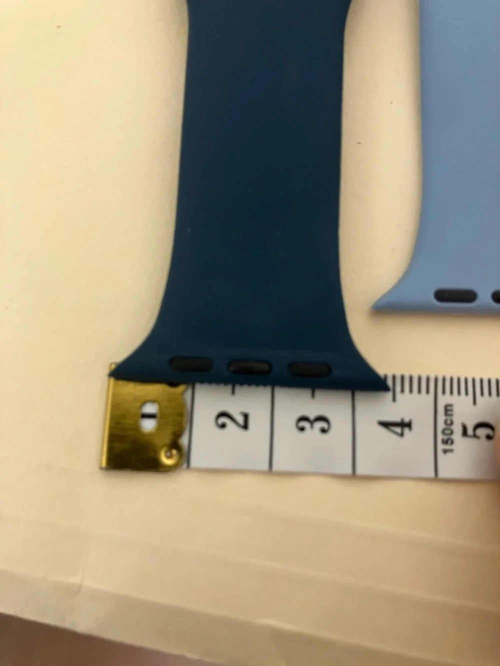 Trio of Apple Watch Silicone Magnetic Wrist Bands in Blue and Black